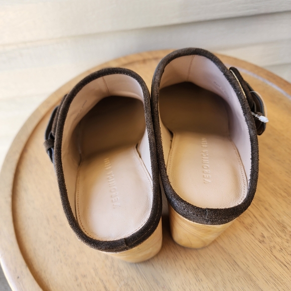 Veronica Beard Dacey heeled mules clogs - Picture 6 of 15